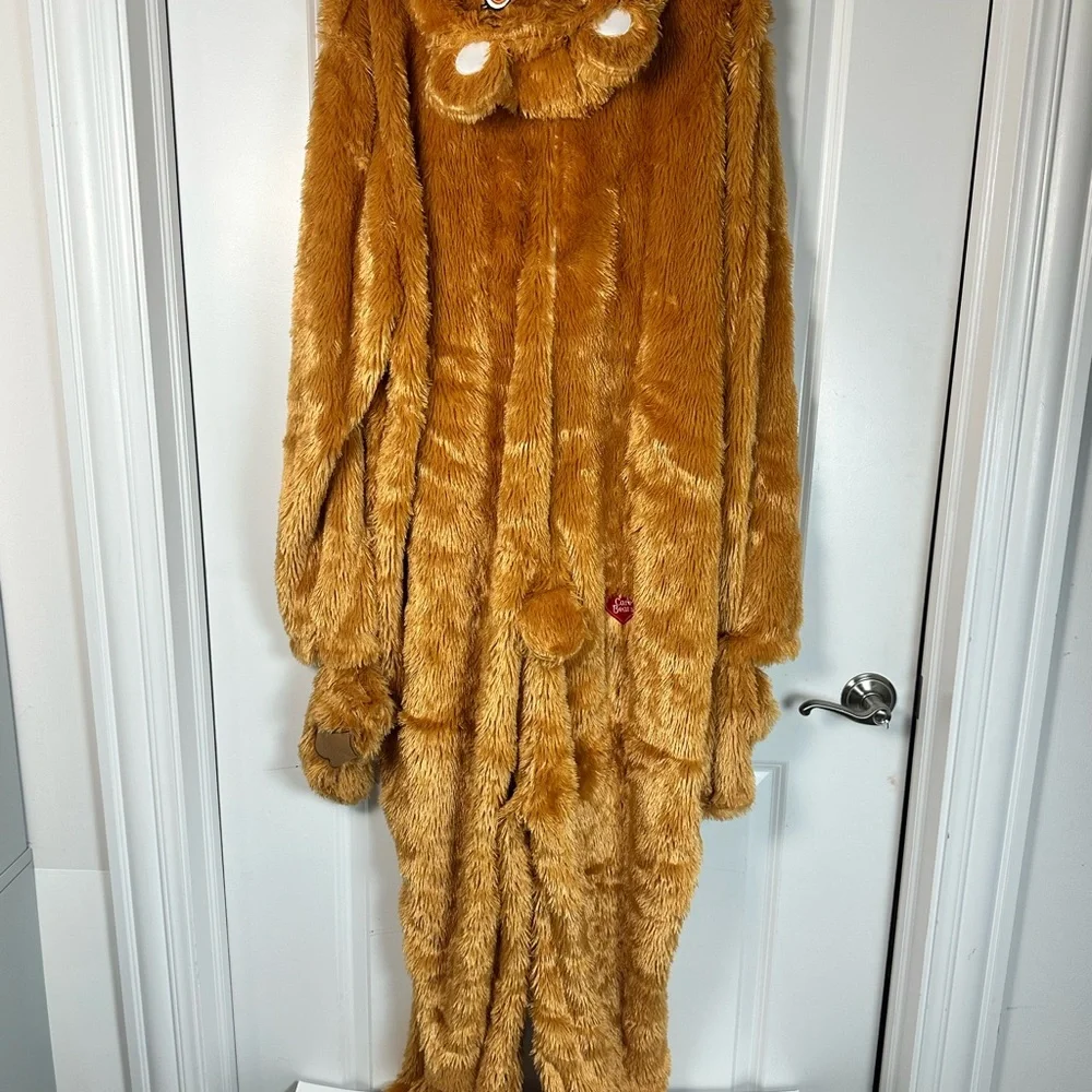 Care Bears Brown and White Plush Onesie with Pink Accent - Picture 7 of 10